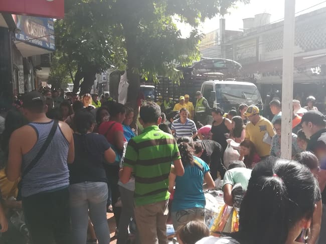 Ambulantes fueron desalojados del centro de Cúcuta