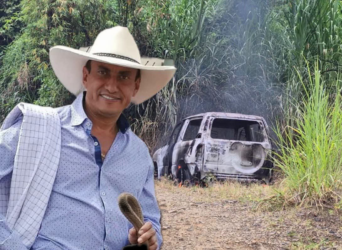 Asesinan a reconocido caballista en Sevilla, Valle; su vehículo fue incinerado - Foto: Redes Sociales