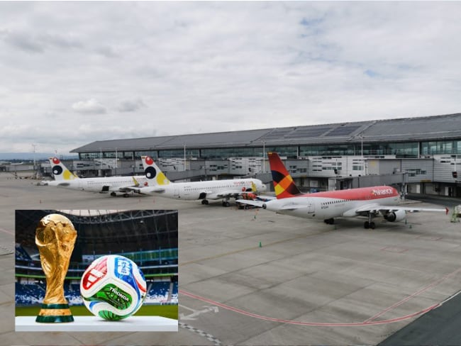 Colombia aumenta vuelos hacia EE.UU, México y Canadá por la Copa Mundial de Fútbol 2026. (Foto: cortesía)
