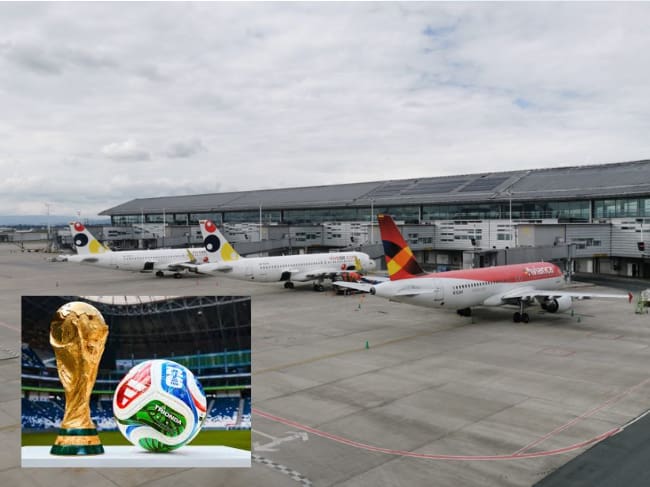 Colombia aumenta vuelos hacia EE.UU, México y Canadá por la Copa Mundial de Fútbol 2026. (Foto: cortesía)