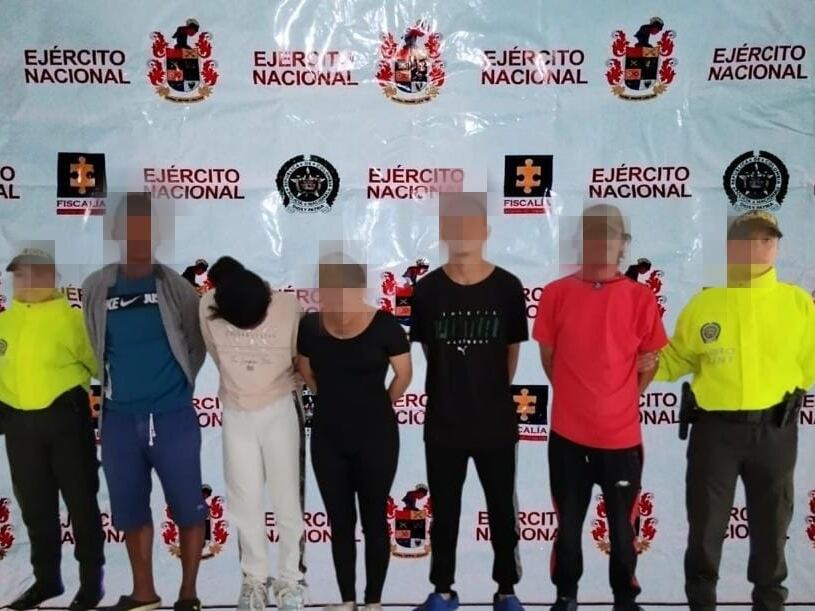 Capturados los de Nariño- foto Cuarta Brigada