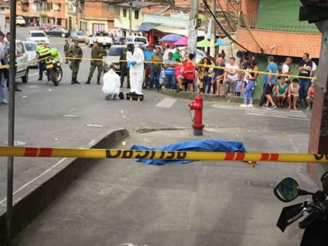 4 homicidios en Comuna 13 de Medellín en menos de 24 horas.