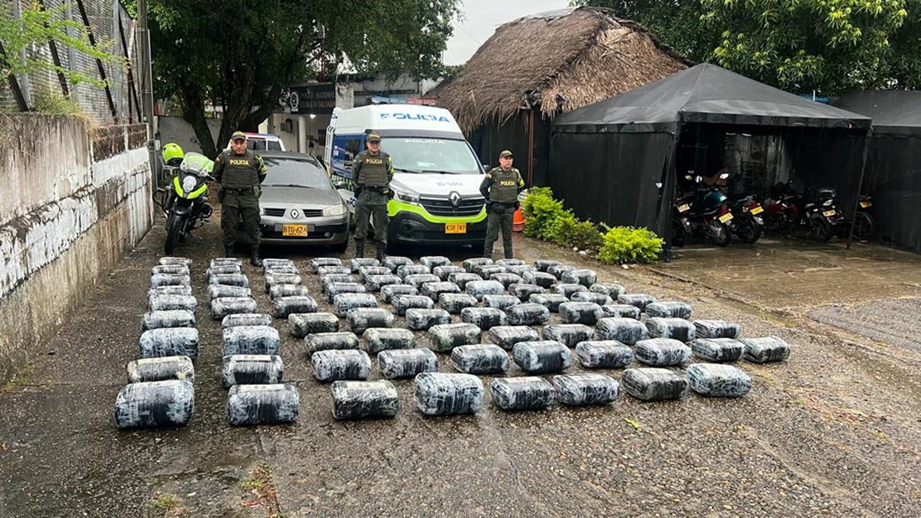 Cargamento de marihuana en el Tolima