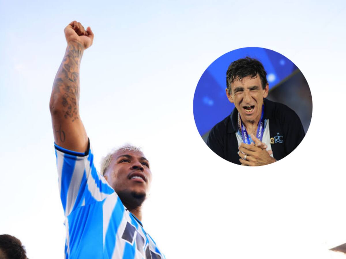 “Roger Martínez jugó casi enyesado” Revelaciones del técnico de Racing sobre el colombiano