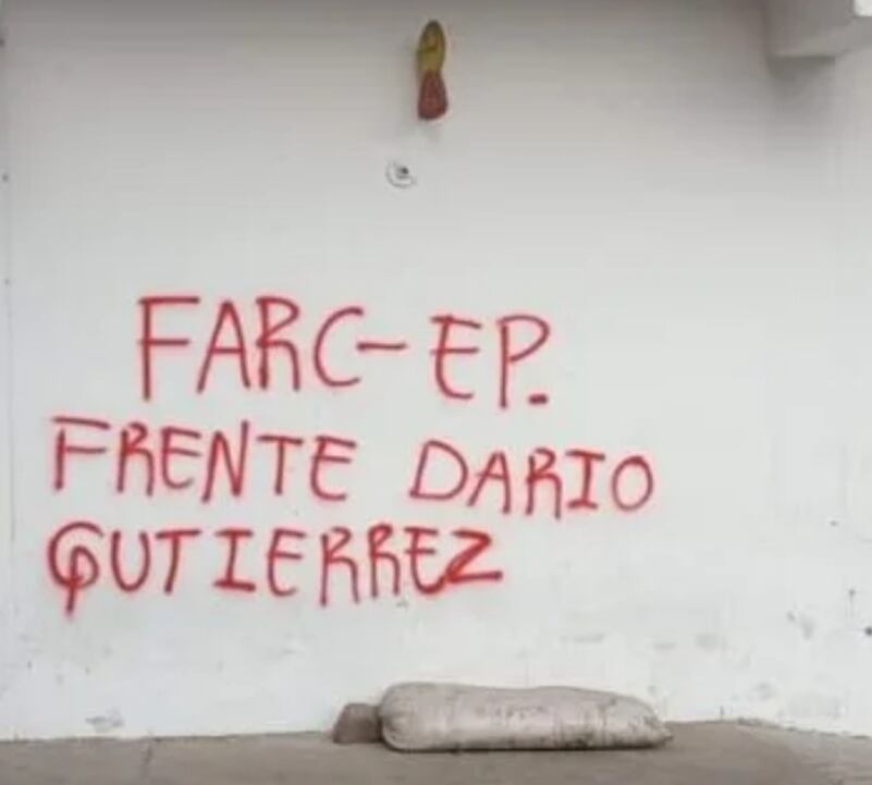 Panfletos que harían alusión a la presunta presencia y accionar delictivo de Grupos Armados Organizados y Grupos Armados Organizados residuales.