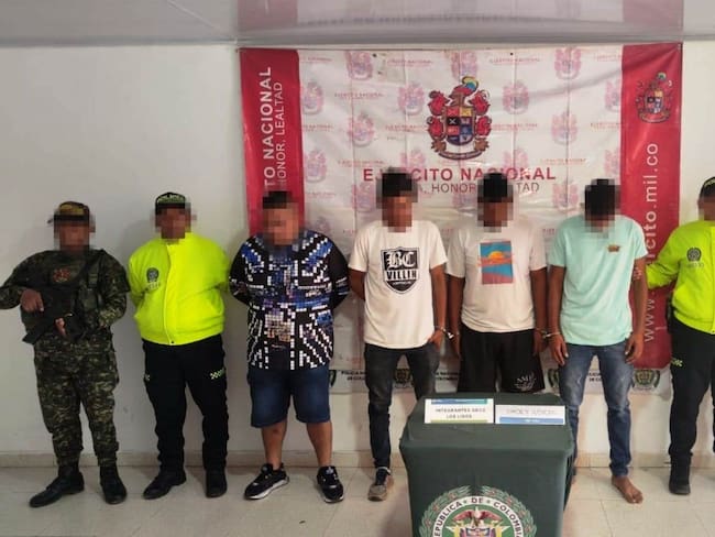 Capturados cuatro miembros de la banda Los Lisos en Magangué
