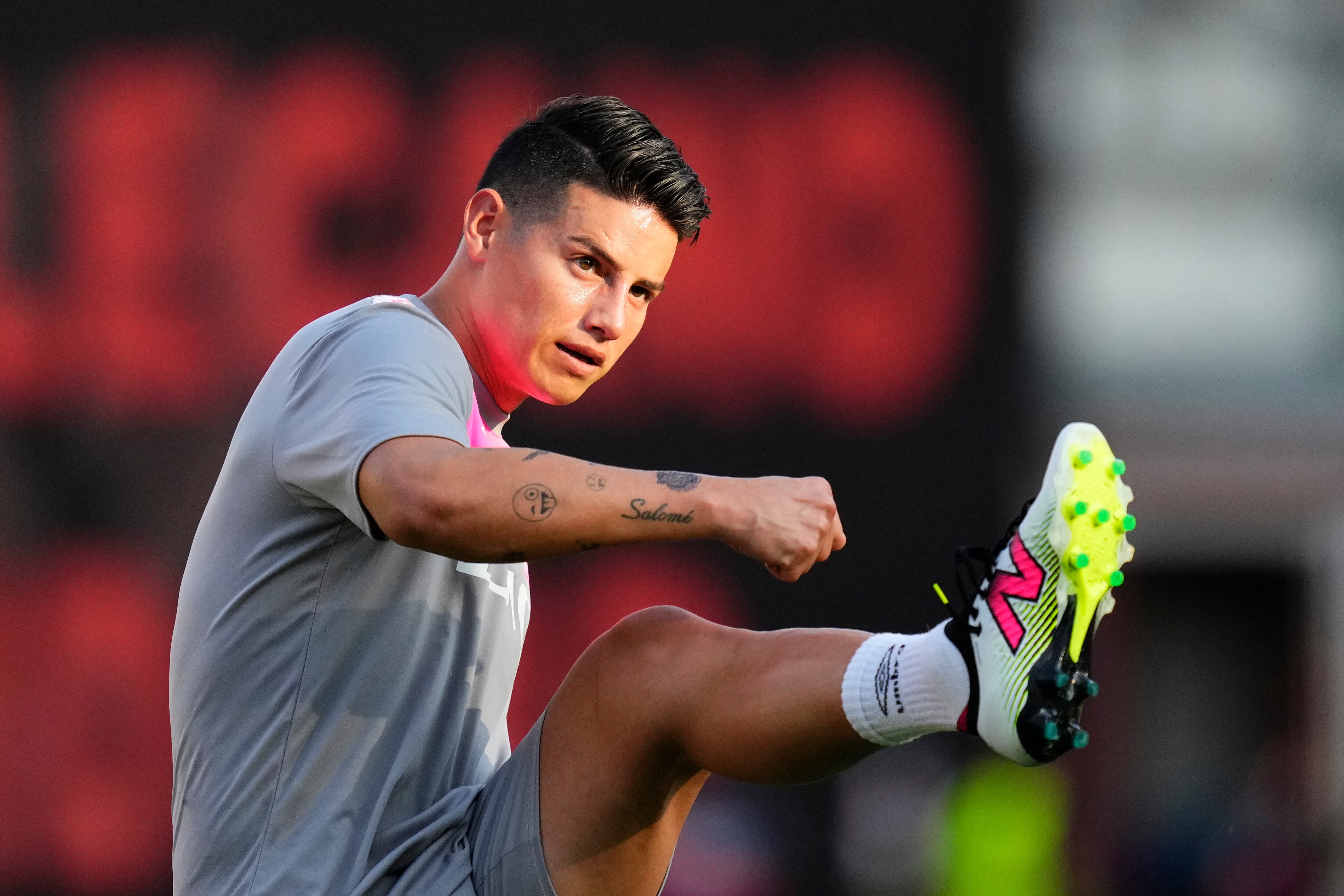 James Rodríguez disputará su primer partido con el Rayo Vallecano en la Copa del Rey. (Photo by Jose Breton/Pics Action/NurPhoto via Getty Images)