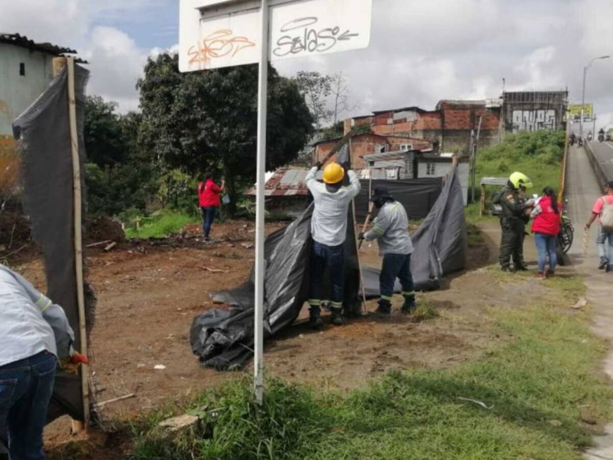Autoridades en Pereira recuperaron un lote de más de 400 metros cuadrados
