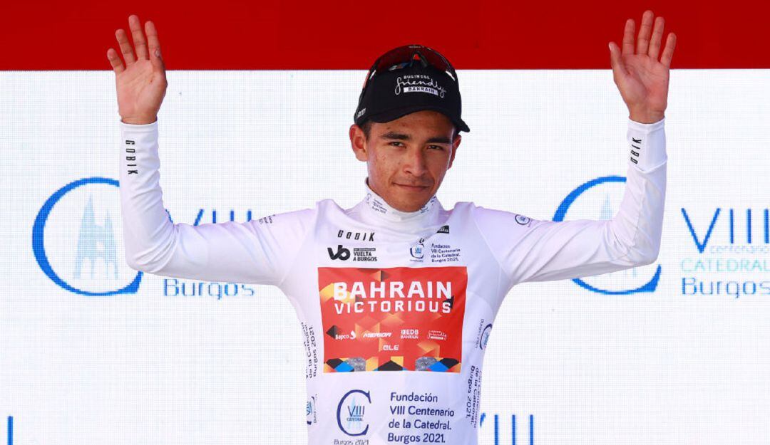 Santiago Buitrago, líder de la clasificación de los jóvenes de la Vuelta Burgos