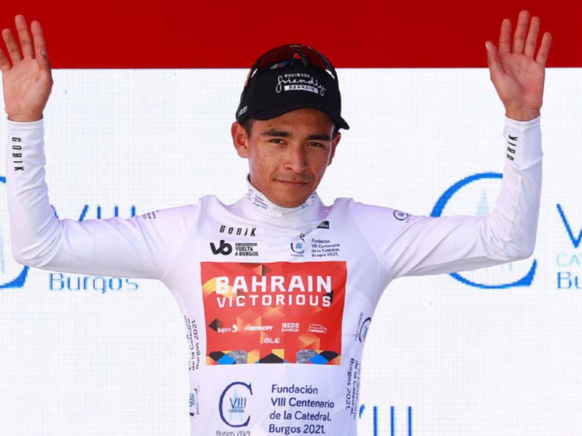 Santiago Buitrago se mantiene en el podio de la Vuelta Burgos