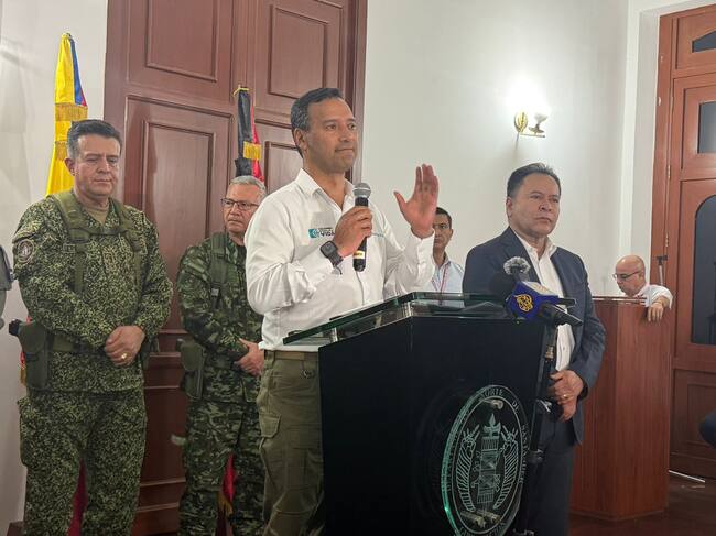 Ministro de Defensa, Pedro Sánchez, en Norte de Santander. / Foto: Ana María Rueda.