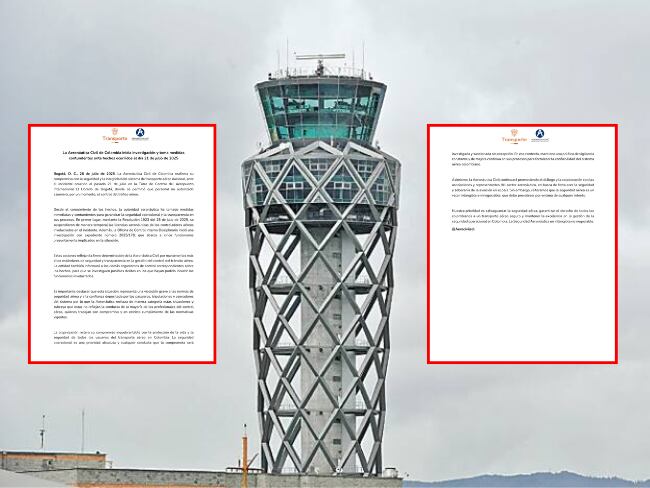 Aerocivil abre investigación por permitir que menor asumiera control aéreo de aeropuerto El Dorado // Caracol Radio