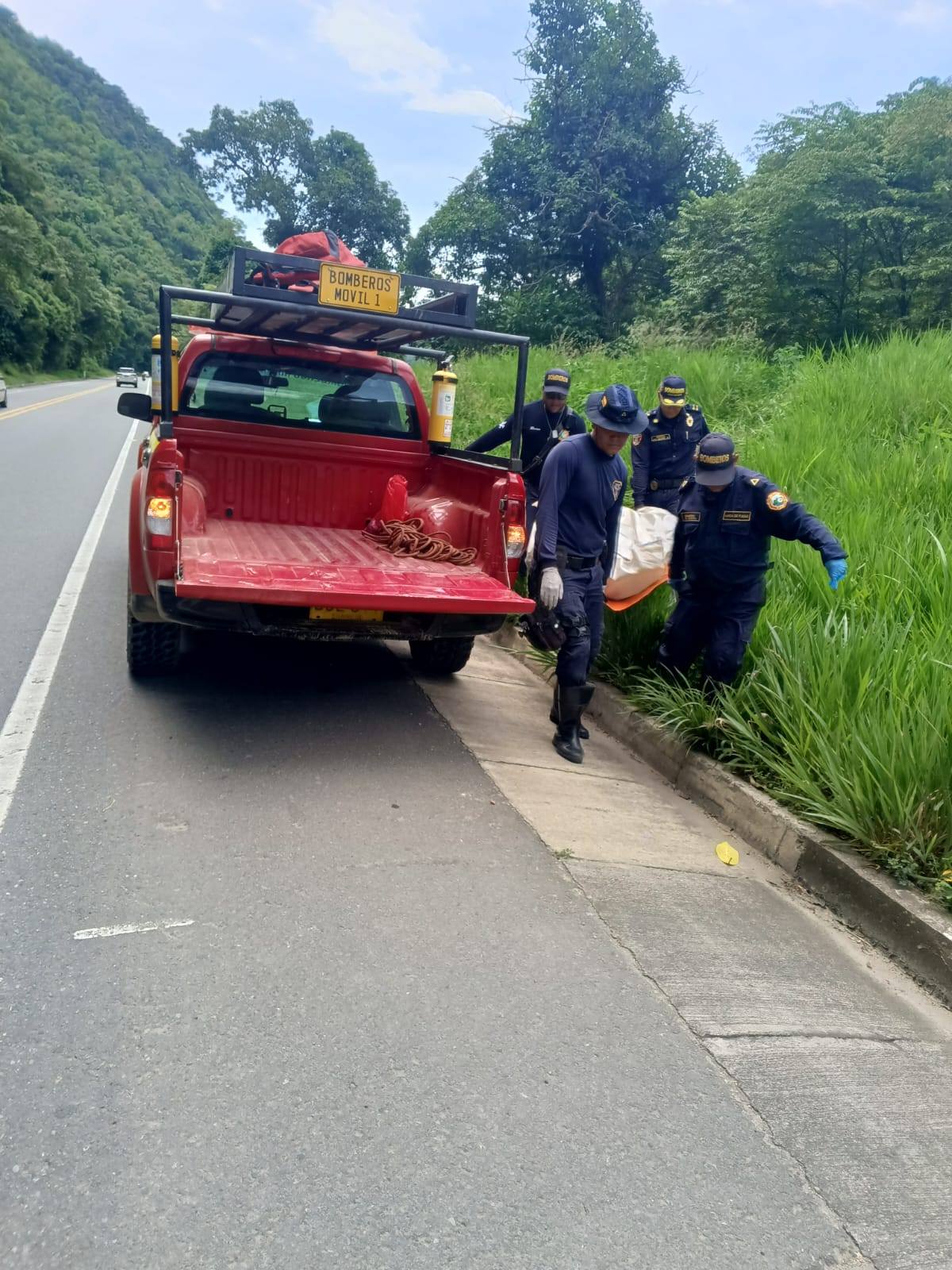 Foto: Facebook Bomberos Voluntarios Marmato Caldas.