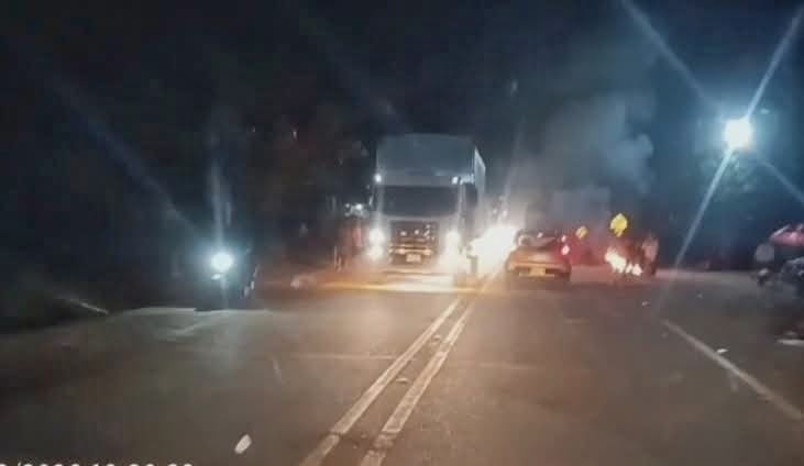 Vía Panamericana en el Cauca. Crédito: Nuevo Cauca.