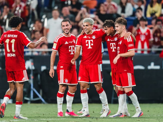 Luis Díaz marca un golazo para la victoria del Bayern Múnich sobre Aston Villa: véalo acá. (Photo by Clicks Images/Getty Images)