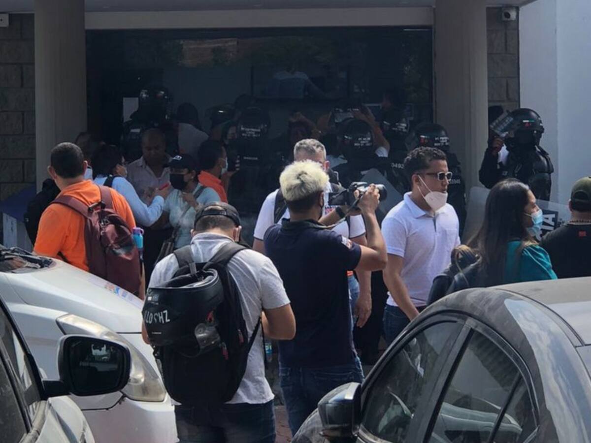 Alteraciones del orden público tras la toma de la Essmar en Santa Marta