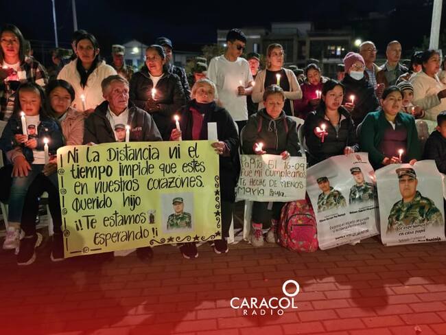 Familia de militares secuestrados piden su pronta liberación | Foto: Caracol Radio