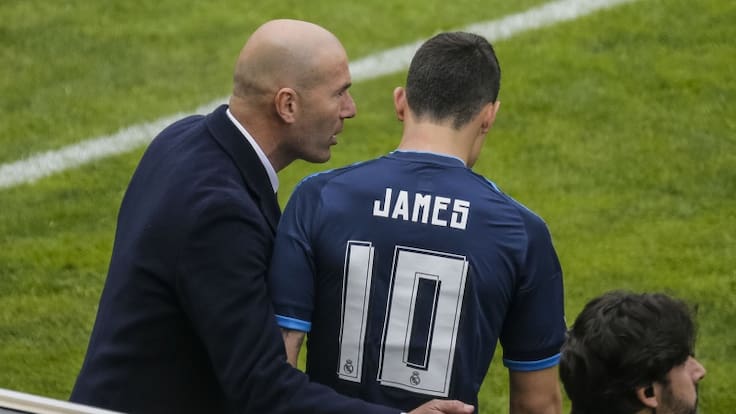 James se va a quedar en el Real Madrid: Zidane