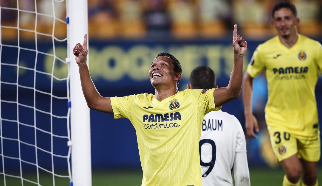 Carlos Bacca, autor del primer gol de Villarreal ante Zamora en la Copa del Rey.