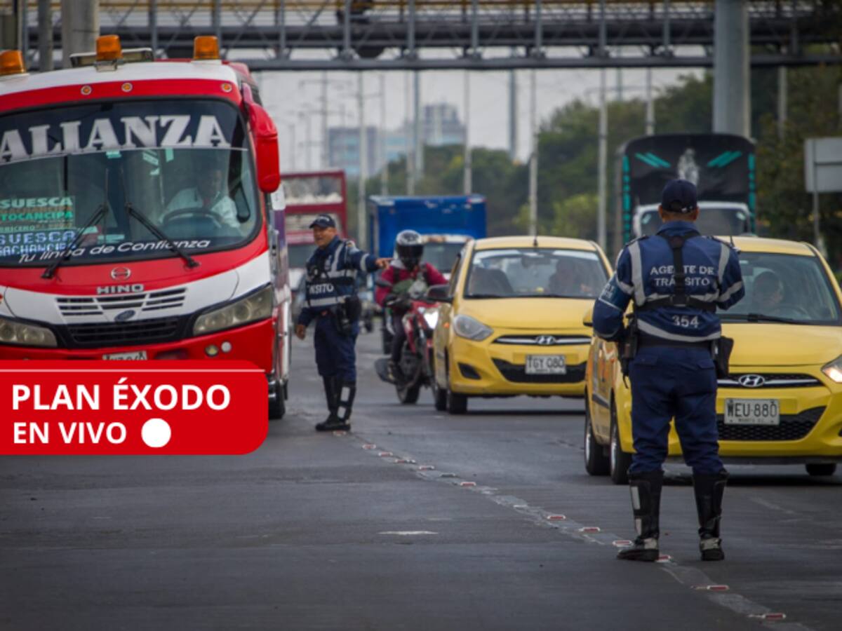 🔴 Última hora | Plan Éxodo, fin de año: Vías EN DIRECTO, pico y placa y terminales en Bogotá