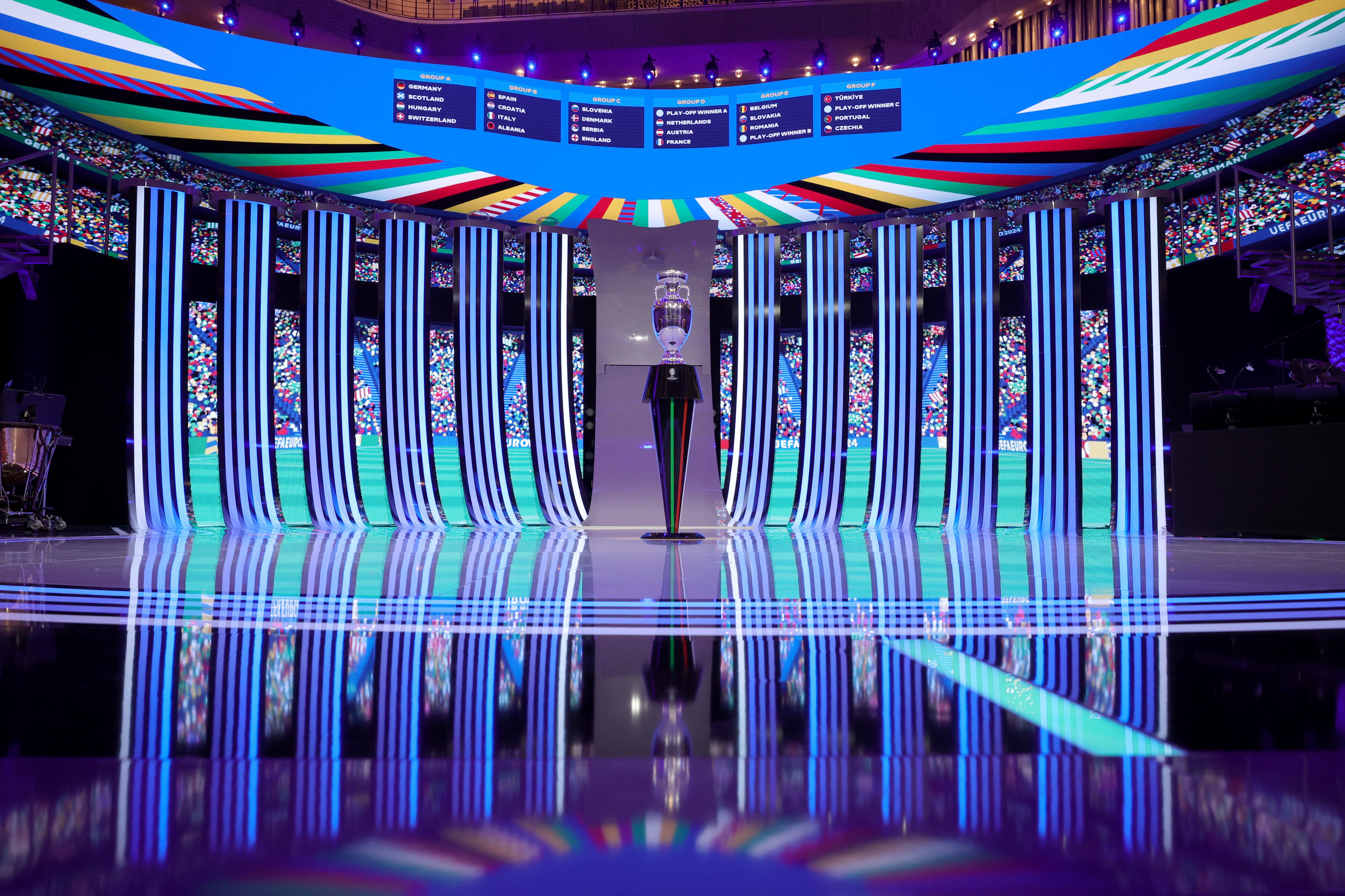Sorteo de la Eurocopa 2024. (Photo by Christian Charisius/picture alliance via Getty Images)