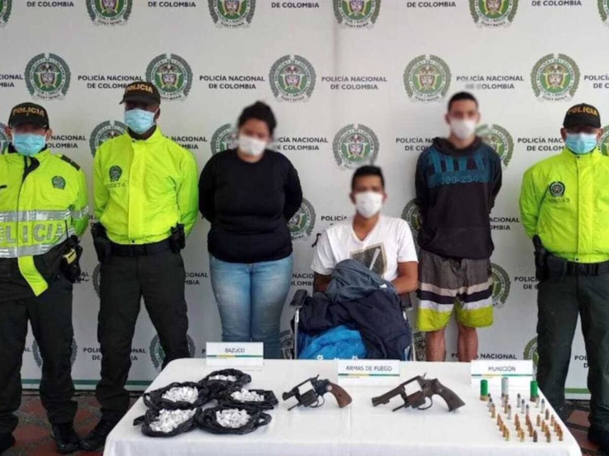 En Pereira fueron capturadas tres personas que distribuían drogas
