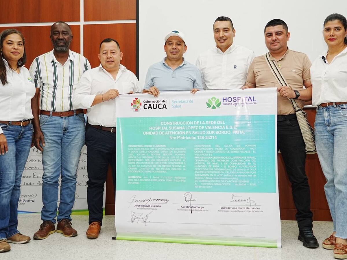 Cauca contará con un nuevo hospital regional