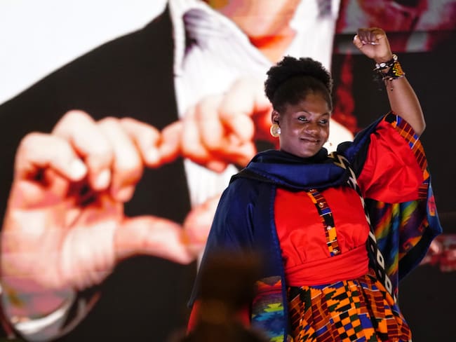 Fórmula vicepresidencial de Gustavo Petro, Francia Márquez. Foto: Colprensa.