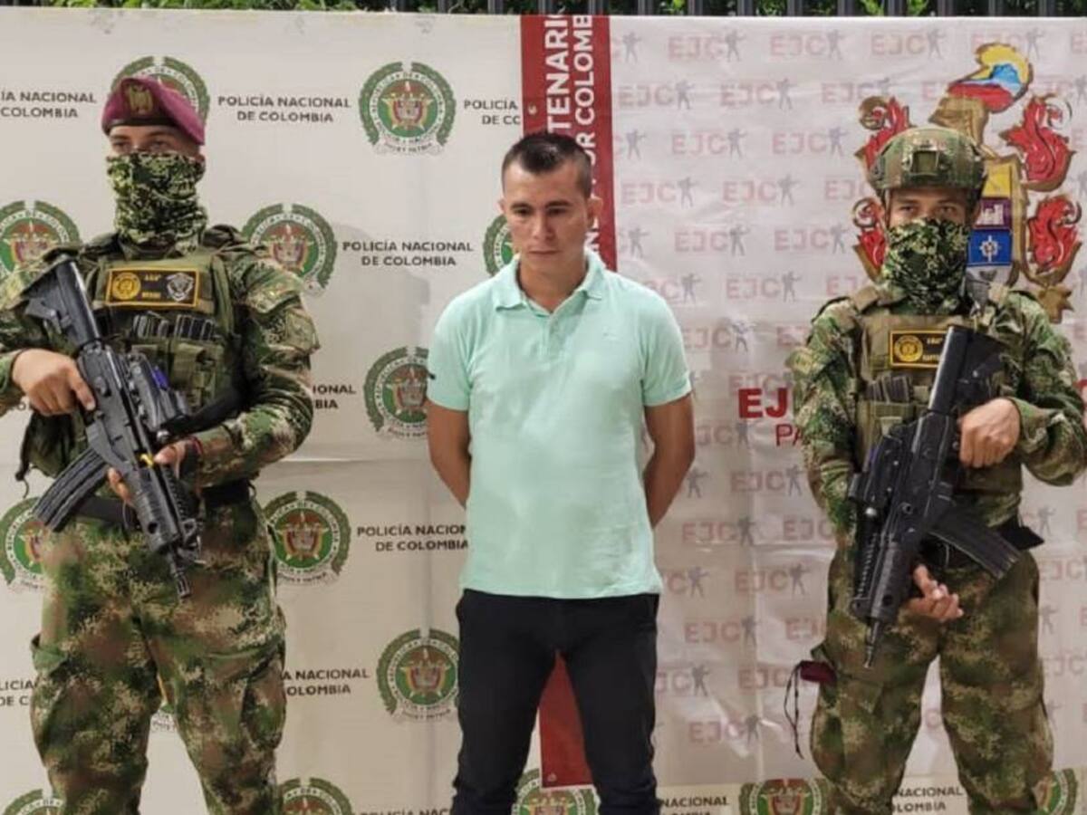 Cayó alias ‘Pelo’ presunto miembro de la organización criminal Fernando Díaz