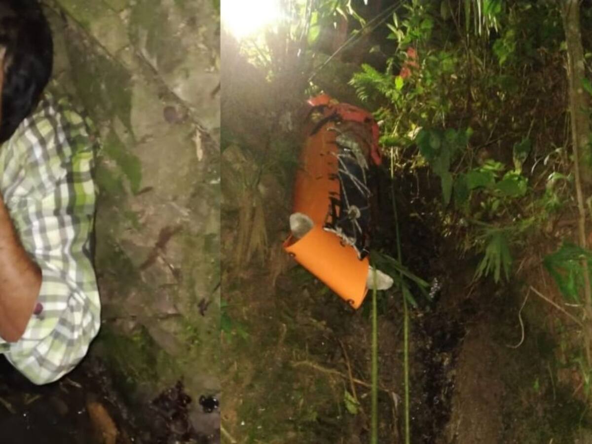 Intentó hacer sus necesidades y rodó 10 metros por un abismo