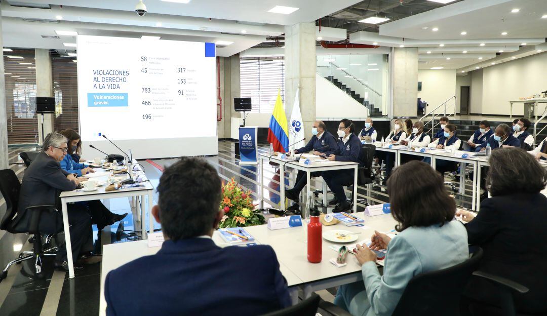 Informe entregado por la Defensoría del Pueblo a la Comisión Interamericana de Derechos Humanos, sobre las vulneraciones a los ciudadanos en medio del paro nacional