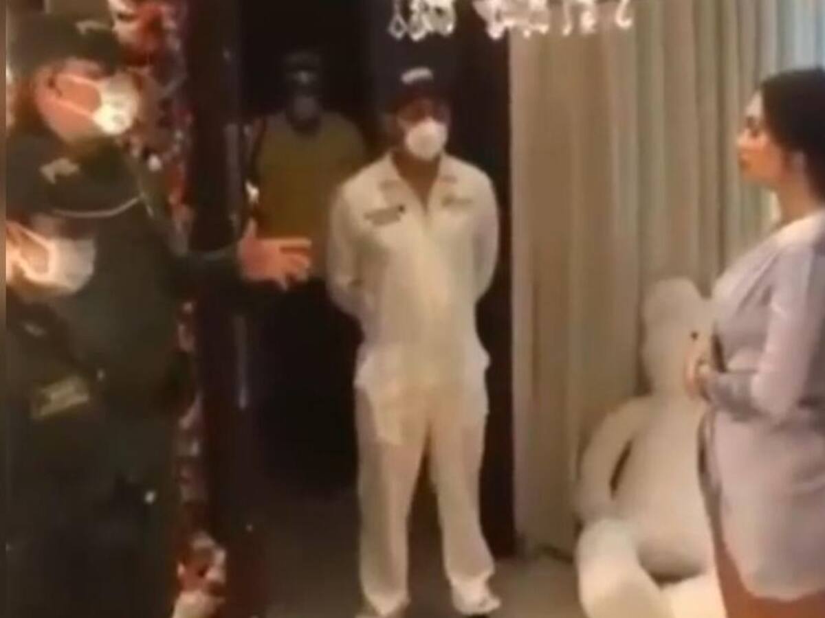 La Policía intervino en fiesta de cumpleaños de Andrea Valdiri
