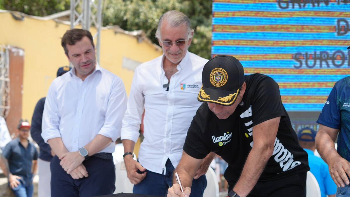Firman inicio de obras del Gran Malecón del Suroriente de Barranquilla