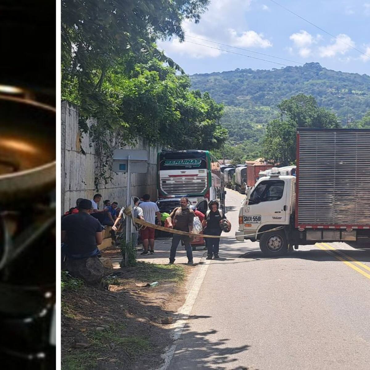 Siete municipios de Santander sin gas por cuenta de los bloqueos