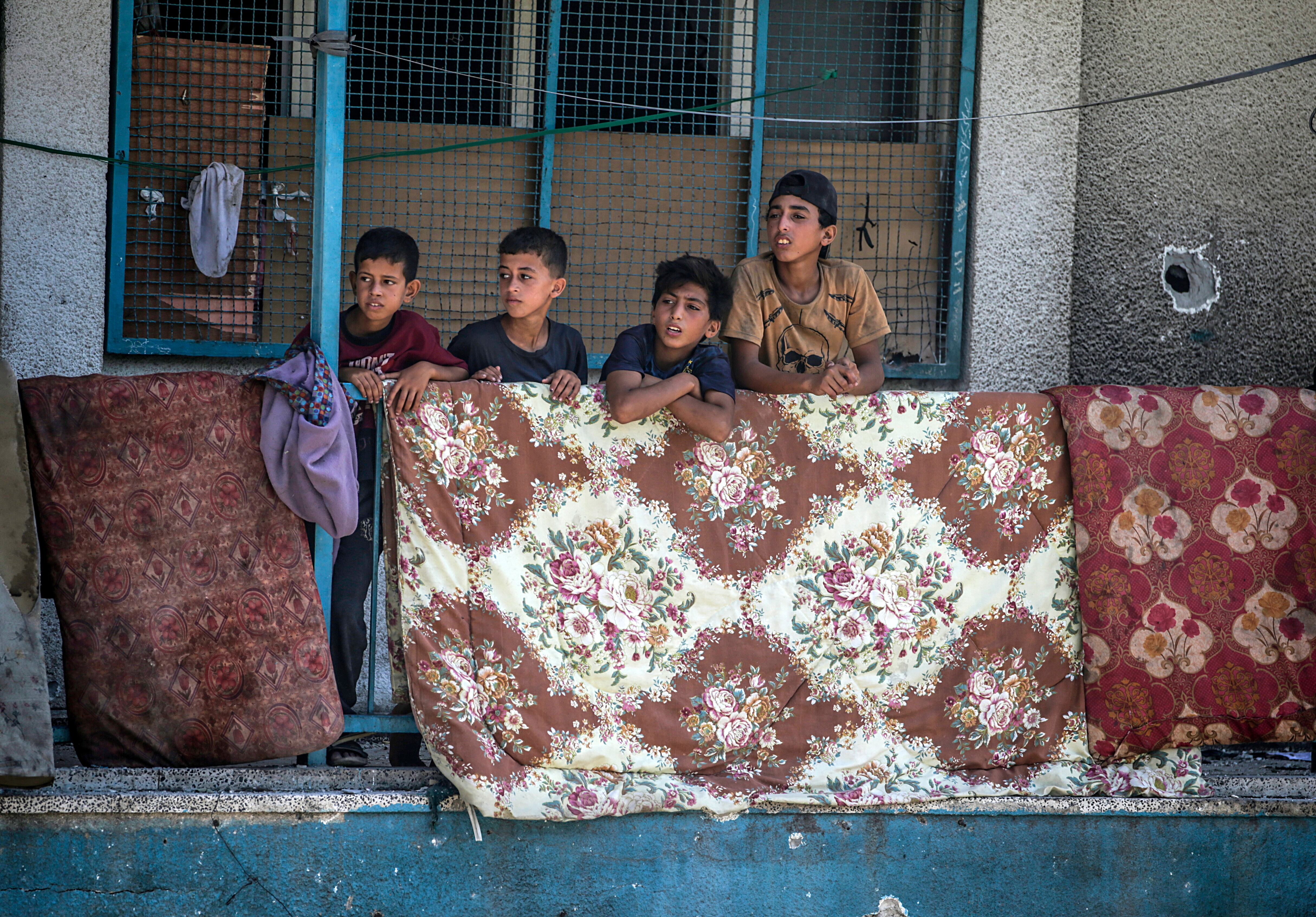06/06/2024. UNRWA School -  EFE/EPA/MOHAMMED SABER