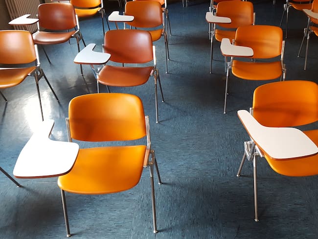 Imagen de referencia de salón de clases. Foto: Getty Images
