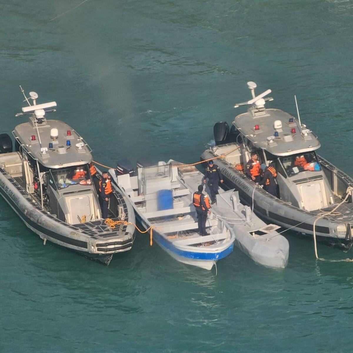 Rutas hacia Australia, Centroamérica, Ecuador y Perú: Armada colombiana incautó más de 580 toneladas