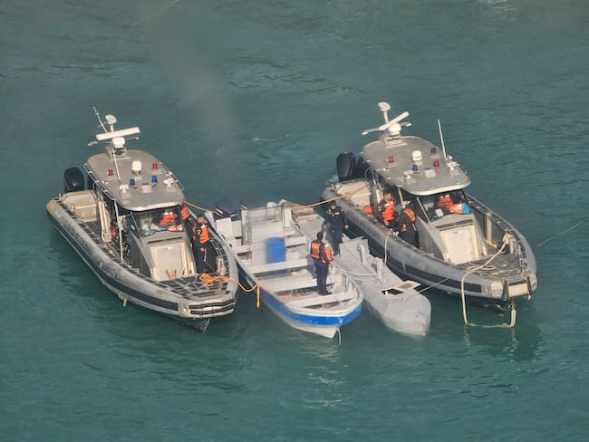 Sumergible no tripulado, para el envío de drogas, fue hallado por la Armada en Colombia.