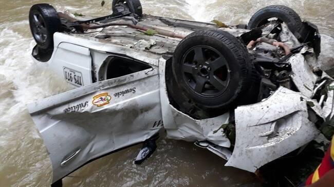 Una persona muerta deja accidente de tránsito en la vía Cúcuta-Ocaña. Foto: Mauricio Doncell
