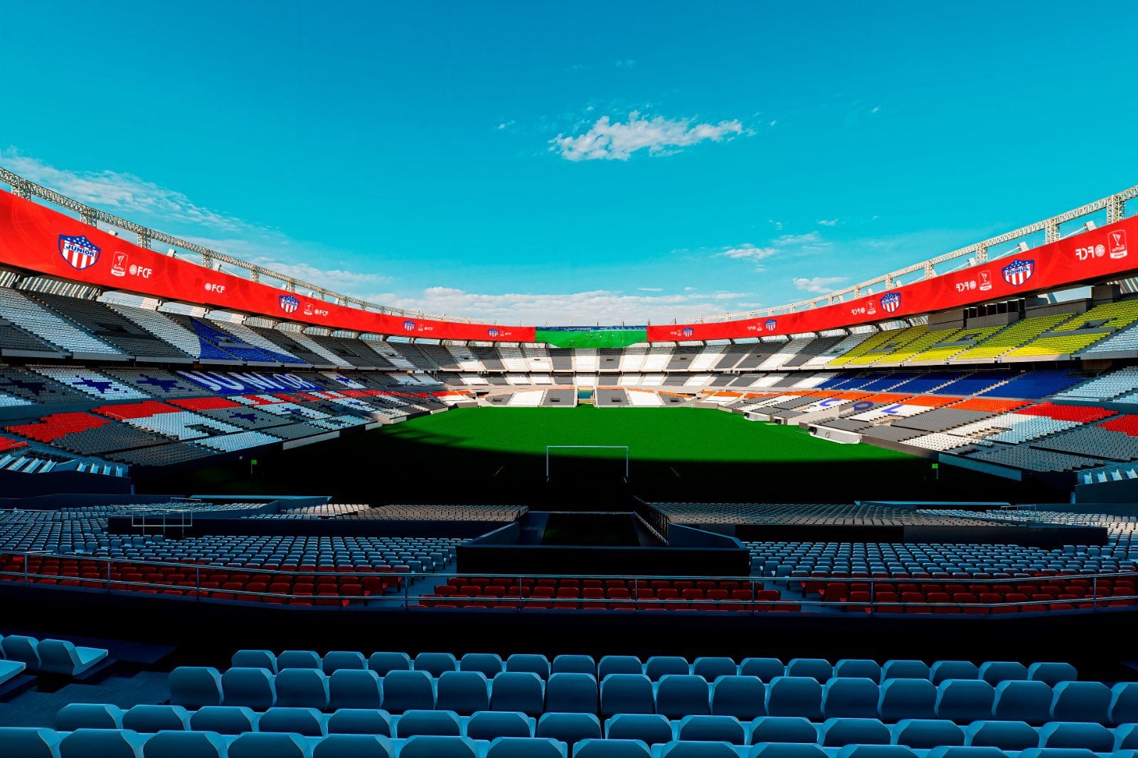 Render del estadio Metropolitano: Foto X del alcalde Alejandro Char.