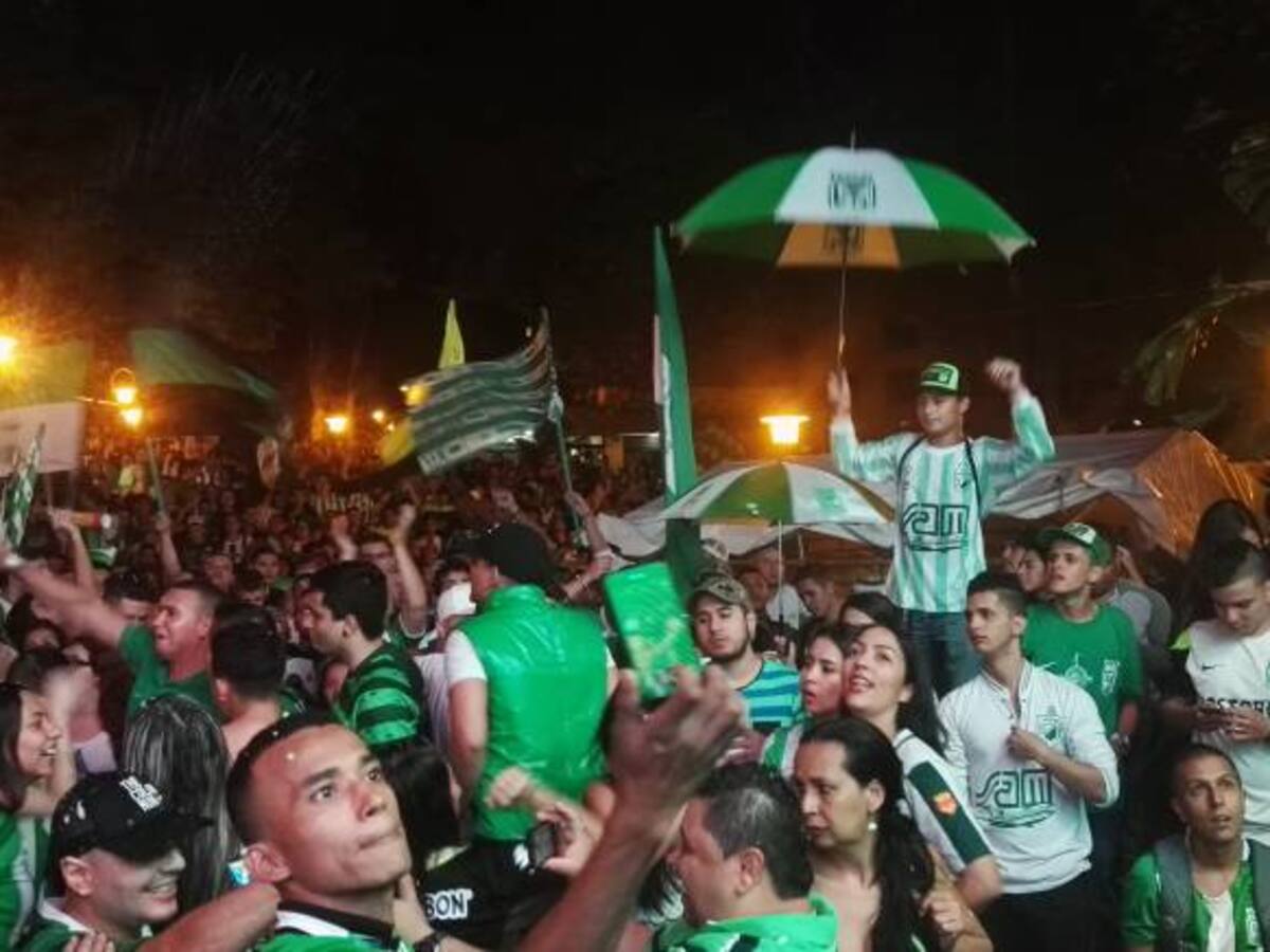 Así se vivió minuto a minuto la fiesta verdolaga en Medellín