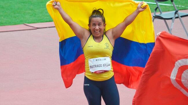 Mayerli Buitrago medalla de plata en Lanzamiento de Peso en los Juegos Paralímpicos de Tokio