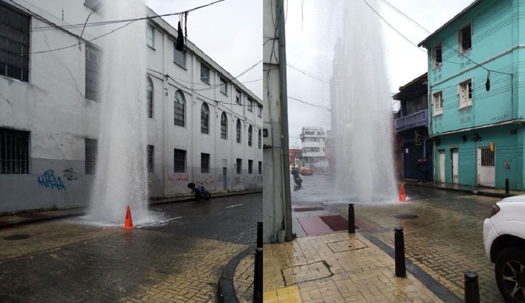 Daño de máquina de Aguas de Manizales
