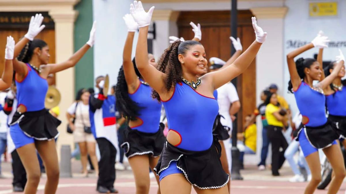 3.500 estudiantes engalanaron el desfile de Independencia de Colombia en Cartagena