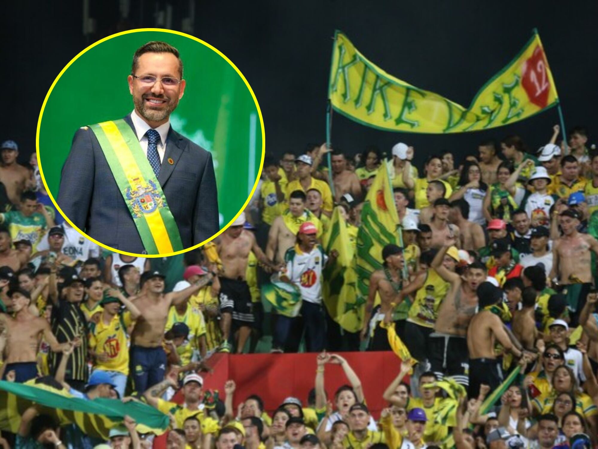 El alcalde de Bucaramanga Jaime Andrés Beltrán