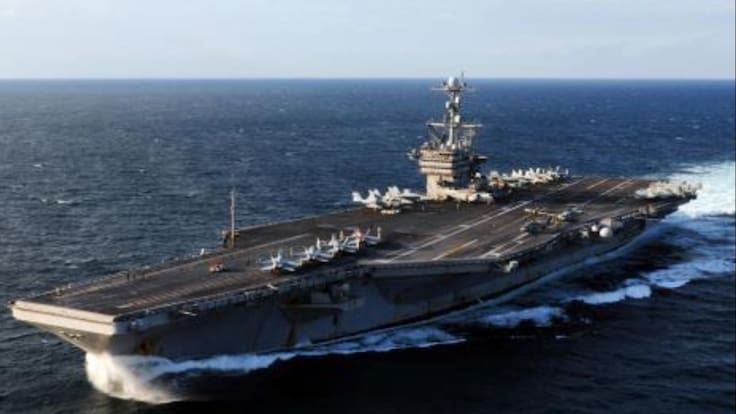 Comandante de Armada entregó detalles de la llegada de un Portaaviones de EEUU a Colombia