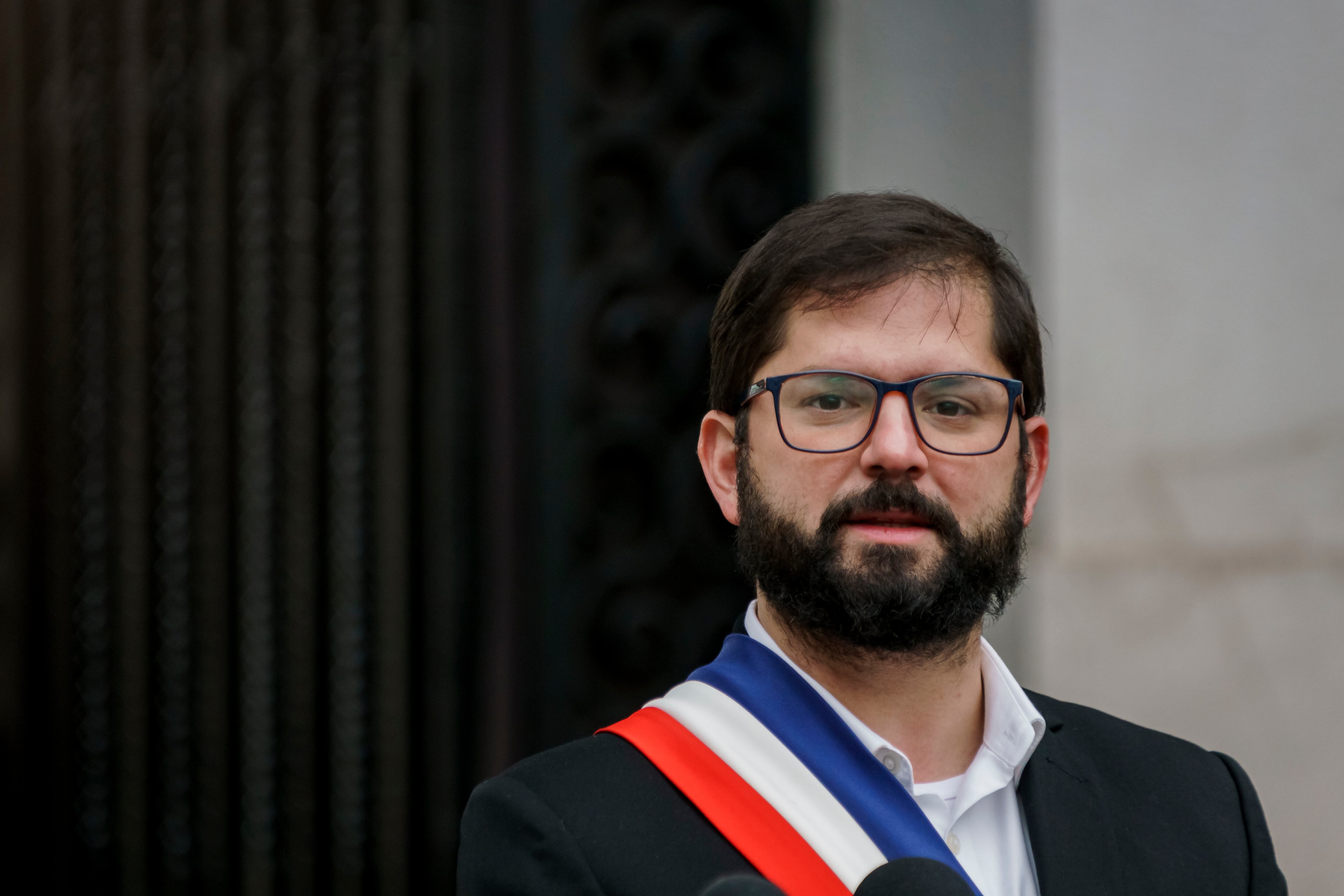 Gabriel Boric. (Photo by Sebastián Vivallo Oñate / Getty Images)