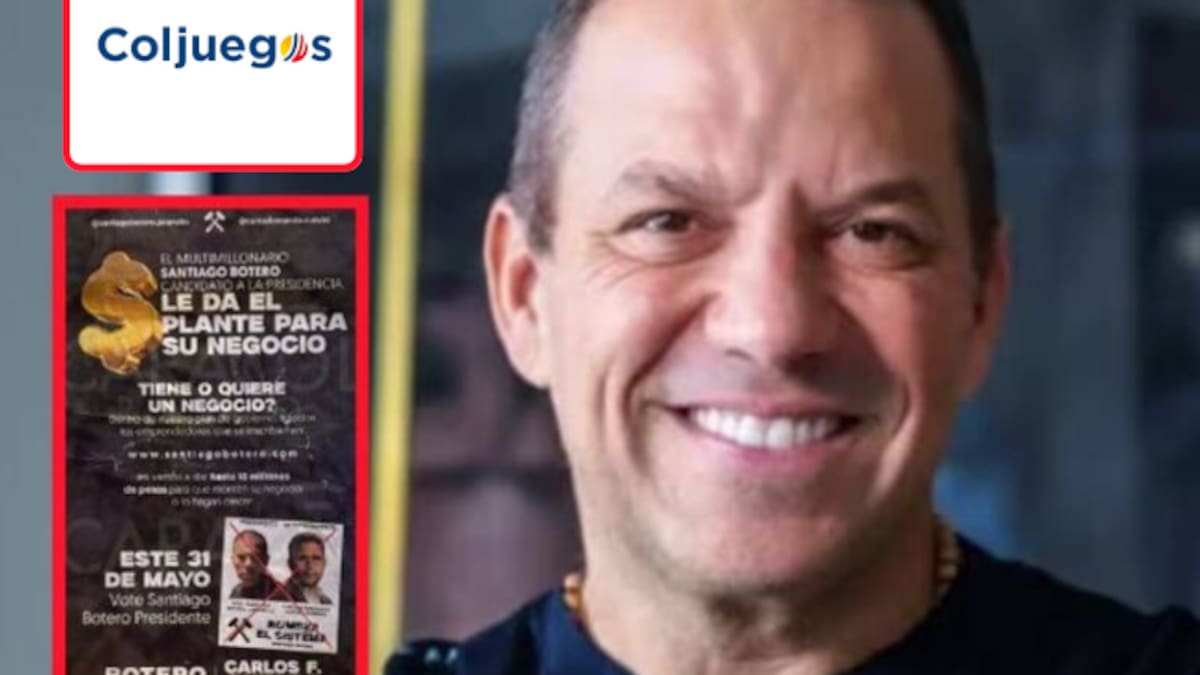 Coljuegos sobre rifa de $ 25 millones de candidato presidencial Santiago Botero: “no fue autorizada”