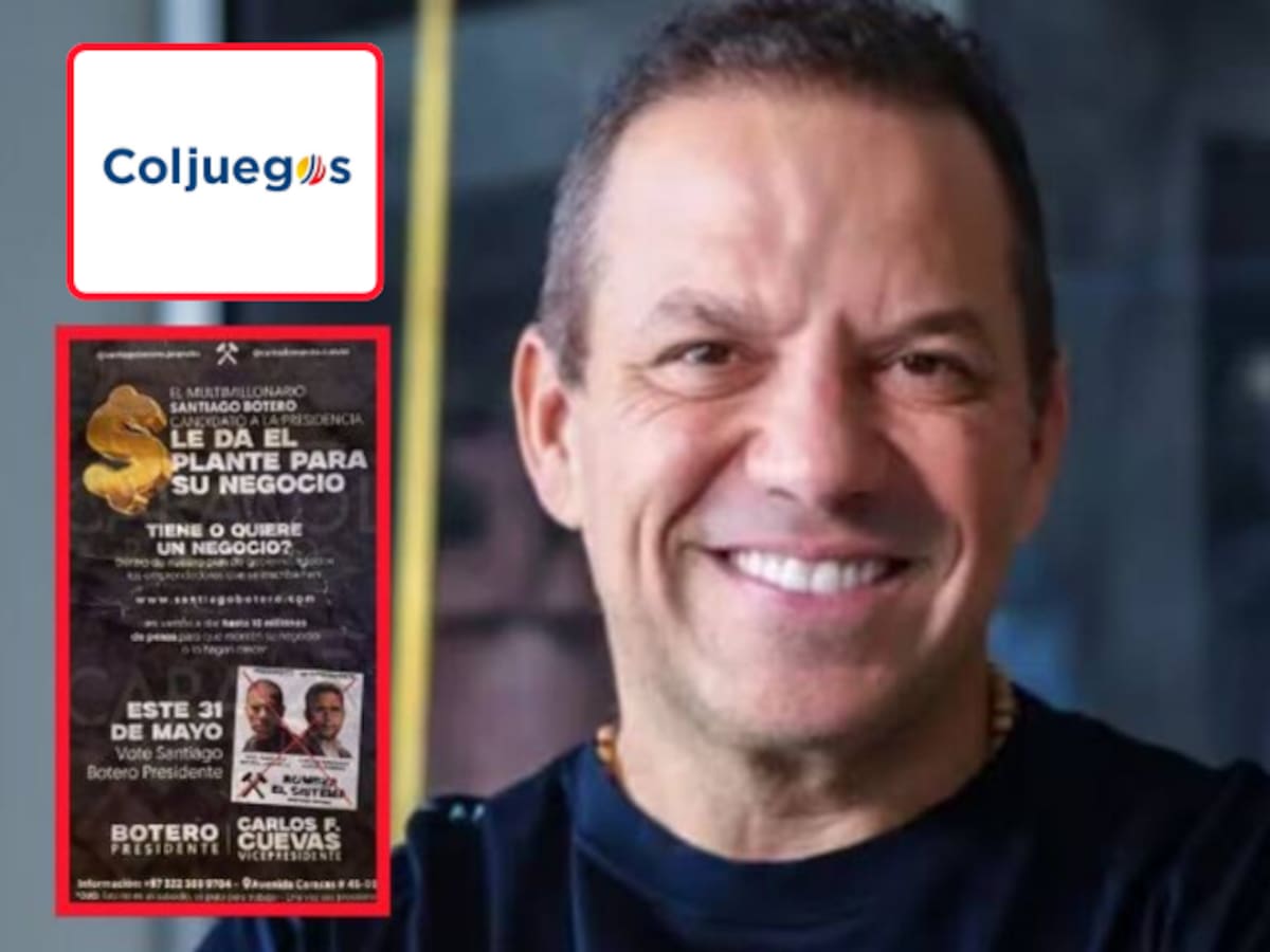 Coljuegos sobre rifa de $ 25 millones de candidato presidencial Santiago Botero: “no fue autorizada”