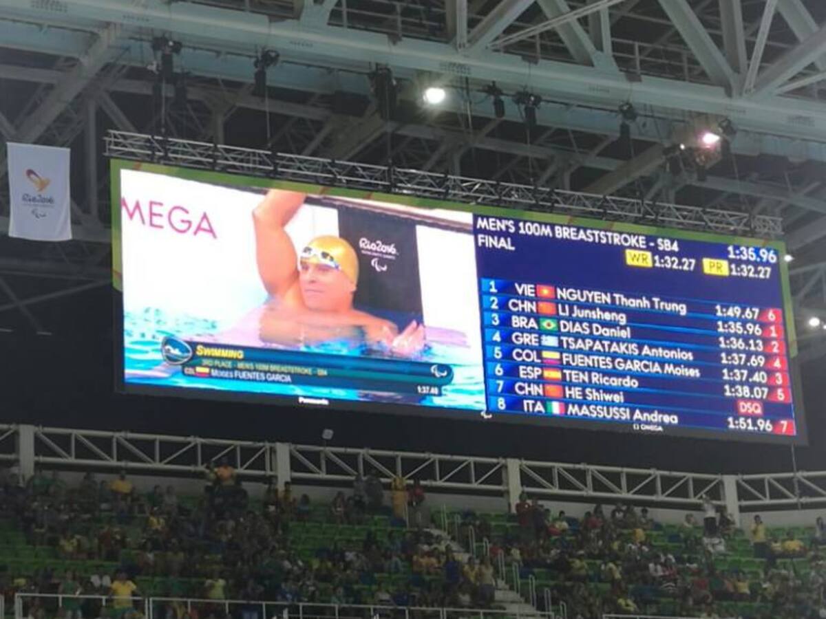 Cero y van 4, las medallas de Santander en los Paralímpicos de Rio 2016